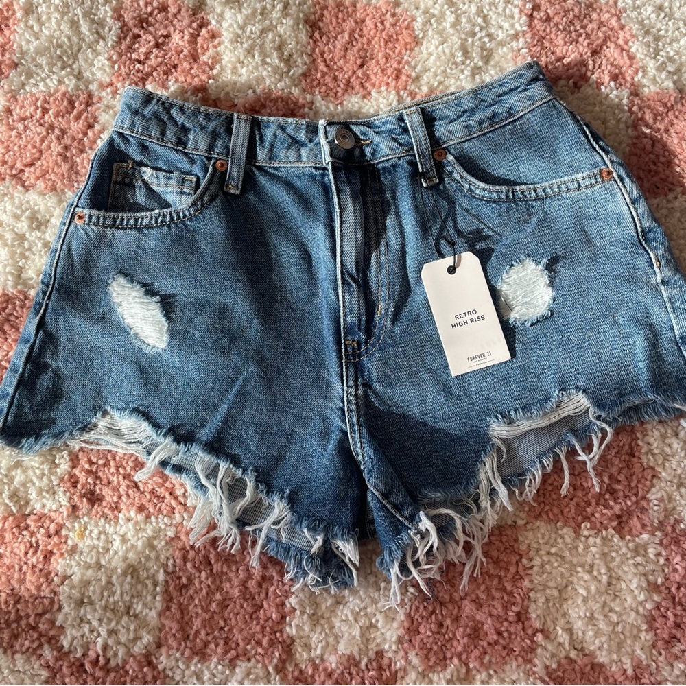 Forever 21 Retro High Rise Shorts NWT